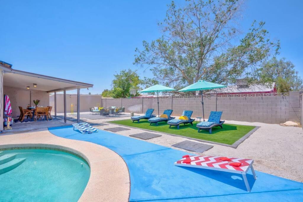 フェニックス Fab Phx Getaway W/ Pool & Fire Pitヴィラ エクステリア 写真